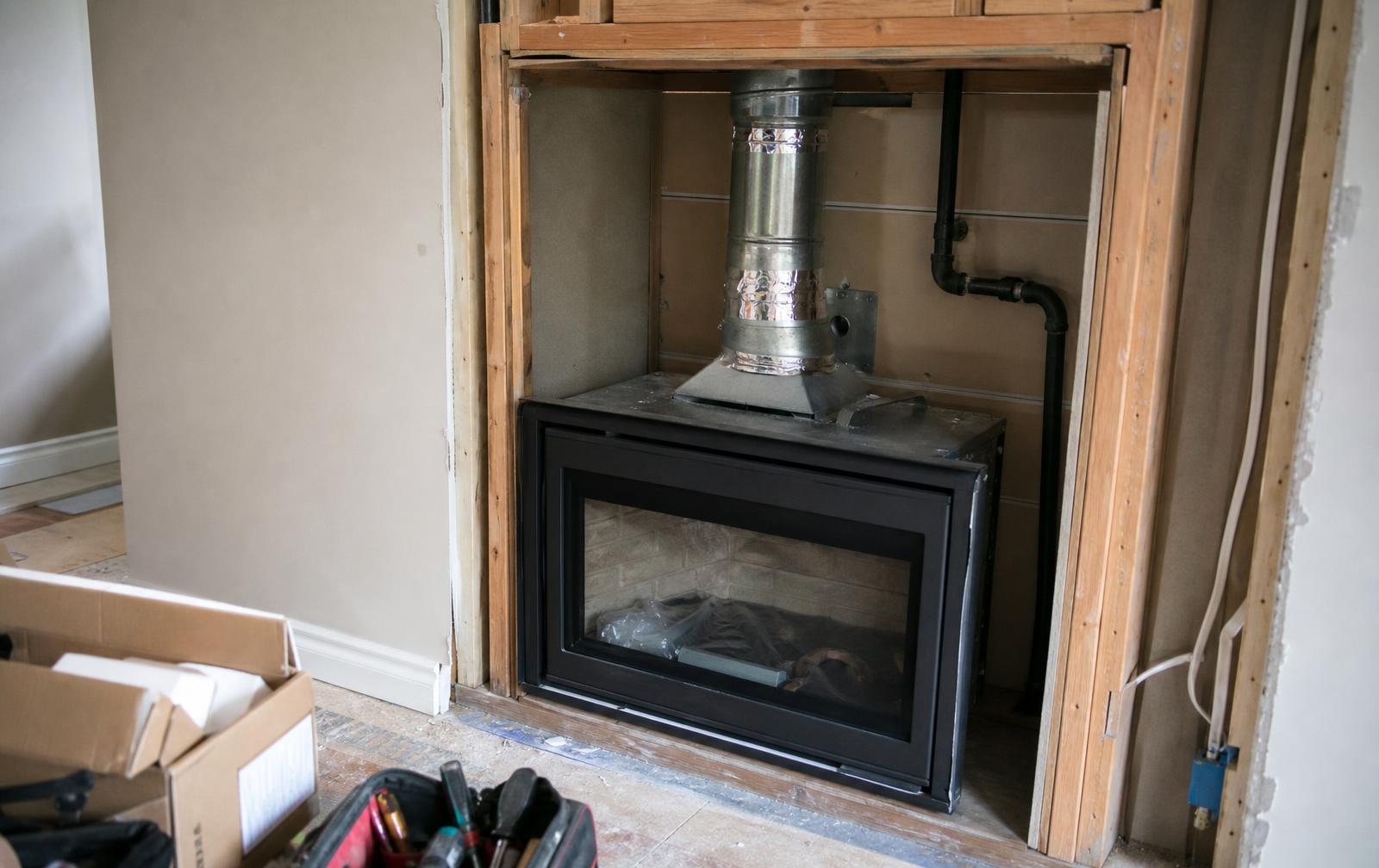 Gas Fireplace Installation